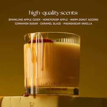 Half Baked Apple Cider Smash Scented Candle, 50+ Hours