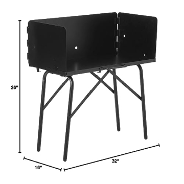 Lodge Steel Collapsible Cooking Table for Outdoor Use