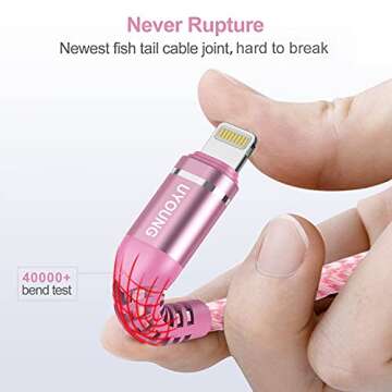 UYOUNG Long Charger Cord - 10FT Fast Charging Cable