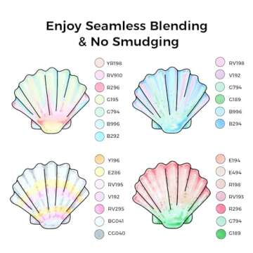 Ohuhu Alcohol Markers 48 Pastel Colors - Refillable Dual Tips