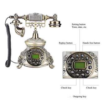 Antique Style European Desk Phone for Home and Office