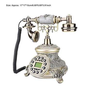 Antique Style European Desk Phone for Home and Office