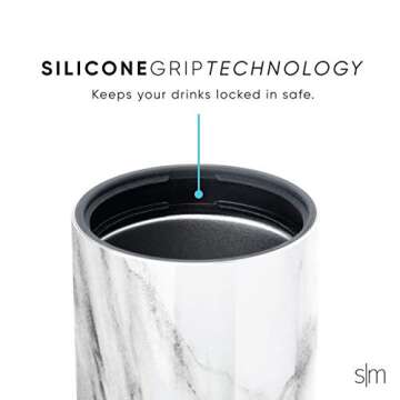 Simple Modern Skinny Can Cooler for Slim Beer and Hard Seltzer | Vacuum Insulated Stainless Steel Drink Sleeve Holder Gift for 12oz Slim Cans | Ranger Collection | Midnight Black