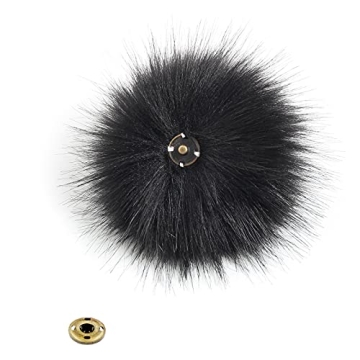 12pcs Removable Faux Fox Fur Pom Pom Accessories
