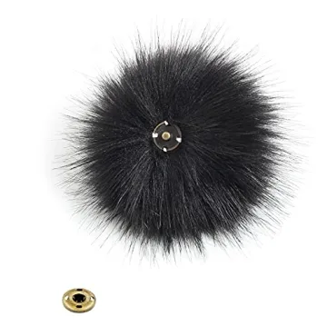 12pcs Removable Faux Fox Fur Pom Pom Accessories