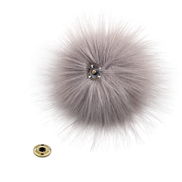 12pcs Removable Faux Fox Fur Pom Pom Accessories