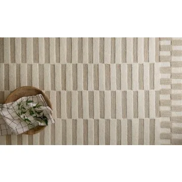 Bradley Collection Striped Area Rug by Chris Loves Julia & Loloi