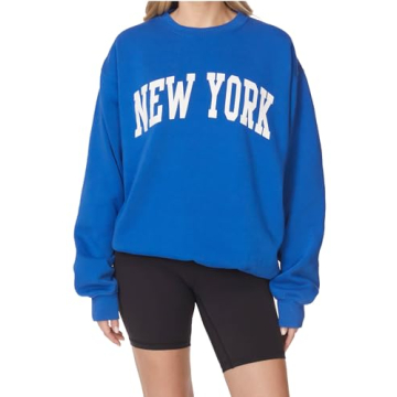 Stylish Secret Island Vintage Oversized NY Sweatshirt