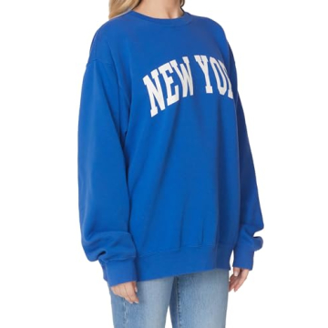 Stylish Secret Island Vintage Oversized NY Sweatshirt