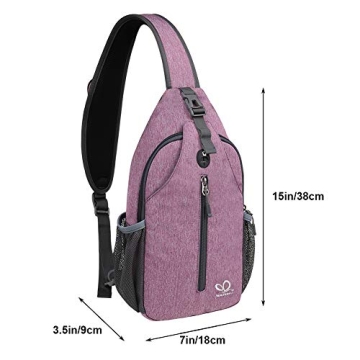 Versatile Lightweight WATERFLY Crossbody Sling Backpack