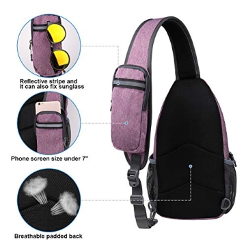 Versatile Lightweight WATERFLY Crossbody Sling Backpack