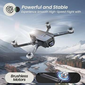 Holy Stone HS720E Drones with Camera for Adults 4K,Integrated Remote ID, 2 Batteries 46 Min Flight T...