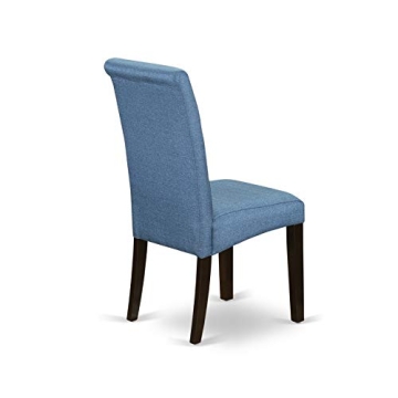 Modern Dining Table Set with 8 Chairs in Cappuccino Finish