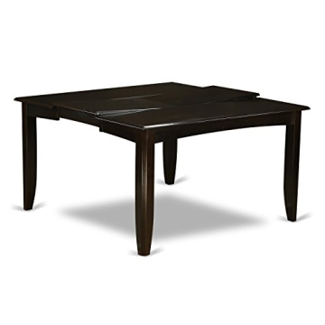 Modern Dining Table Set with 8 Chairs in Cappuccino Finish