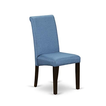 Modern Dining Table Set with 8 Chairs in Cappuccino Finish