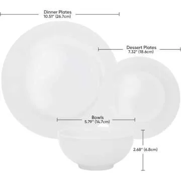 Elegant Smartxchoices 18-Piece Dinnerware Set for 6