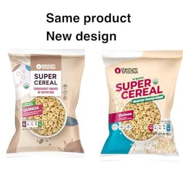 Awsum Snacks SUPERCEREAL 6oz - Organic Vegan Gluten-Free Cereal