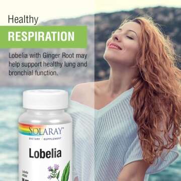 Solaray Lobelia Aerial 50mg for Healthy Lung Function