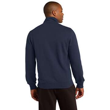 SPORT-TEK Men's 1/4 Zip Sweatshirt True Navy Comfort