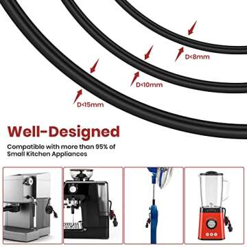 CODOGOY Kitchen Cord Organizer - 2 Pack Durable Holders