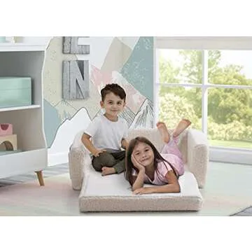 Delta Kids Convertible Couch Lounger - Soft & Comfy
