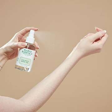 Mario Badescu Coconut Body Oil Enriched with Coconut Oil & Shea Butter | Lightweight Skin Care for H...