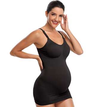 Womens Nursing Tank Tops Built in Bra for Breastfeeding Maternity Camisole Brasieres Color Black Grey White Size S Pack of 3