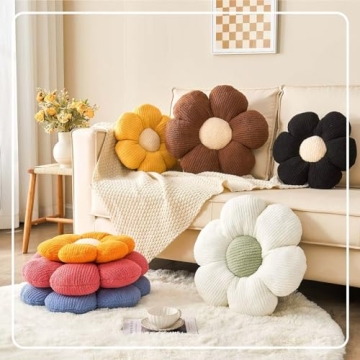 Cute Flower Throw Pillow for Home Decor - Kcvvcr