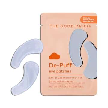 The Good Patch De-Puff Hydrogel Eye Patches For Tired Eyes