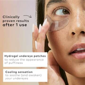 The Good Patch De-Puff Hydrogel Eye Patches For Tired Eyes