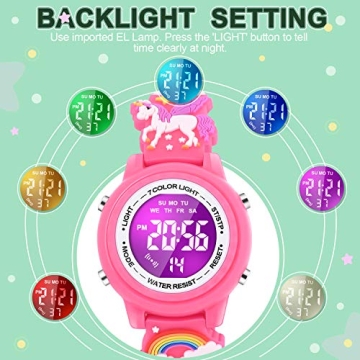 VAPCUFF Unicorn Kids Watch for Ages 3-10 - Perfect Gift!