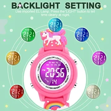 VAPCUFF Unicorn Kids Watch for Ages 3-10 - Perfect Gift!