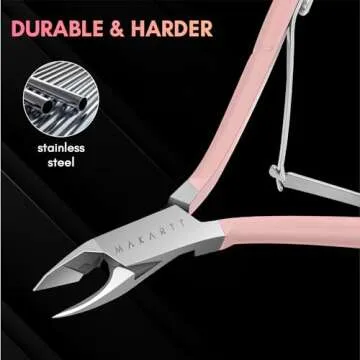 Makartt Cuticle Nippers for Home and Salon Use