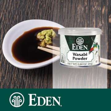 Eden Wasabi Powder - Authentic Japanese Flavor, Natural Ingredients