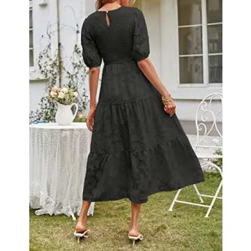 Elegant Floral Dress for Summer Weddings and Events