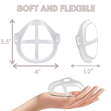 5 PCS Premium 3D Face Mask Bracket keeps Mask Away from Face - New and Improved Design is Lightweight and Breathable
