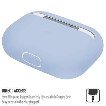 Stylish Shockproof AirPods Pro Case - Light Blue & Green