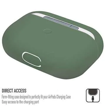 Stylish Shockproof AirPods Pro Case - Light Blue & Green