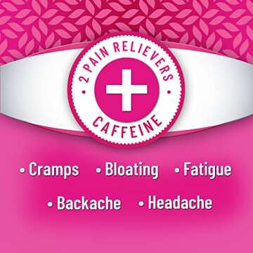 Pamprin Maximum Strength Menstrual Pain Relief Caplets