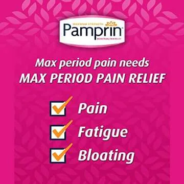 Pamprin Maximum Strength Menstrual Pain Relief Caplets