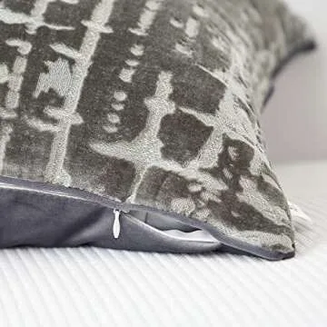 Alerfa Luxury Geometrical Velvet Throw Pillow Cover 20x20