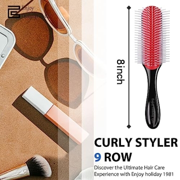 Curly Wet Dry Hair Brush for Effortless Styling and Detangling