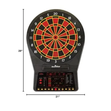 Cricket Pro 900 Electronic Dartboard with 48 Games and More