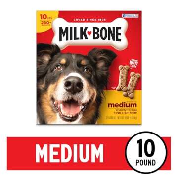 Milk-Bone Original Biscuits, Medium Dog Treats, 10 Pound Box