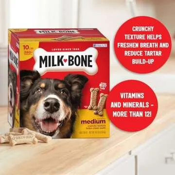 Milk-Bone Original Biscuits, Medium Dog Treats, 10 Pound Box