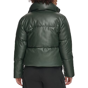 Levi's Vegan Leather Quilted Puffer Jacket for Women