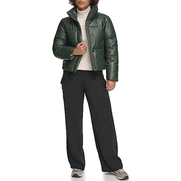 Levi's Vegan Leather Quilted Puffer Jacket for Women