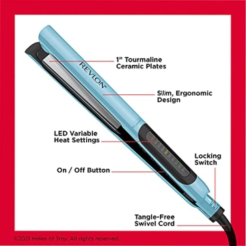 Revlon Tourmaline Ceramic Flat Iron for Stunning Hair