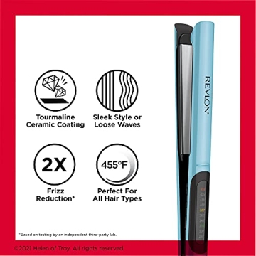 Revlon Tourmaline Ceramic Flat Iron for Stunning Hair
