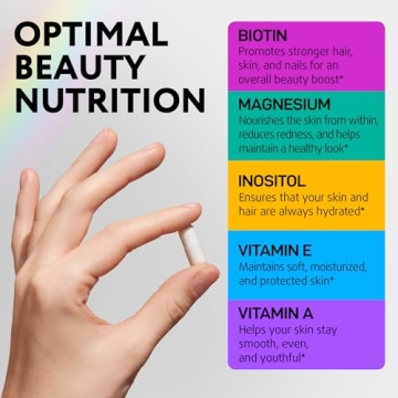 Biotin Hair Growth Supplement with Keratin - 60 Caps